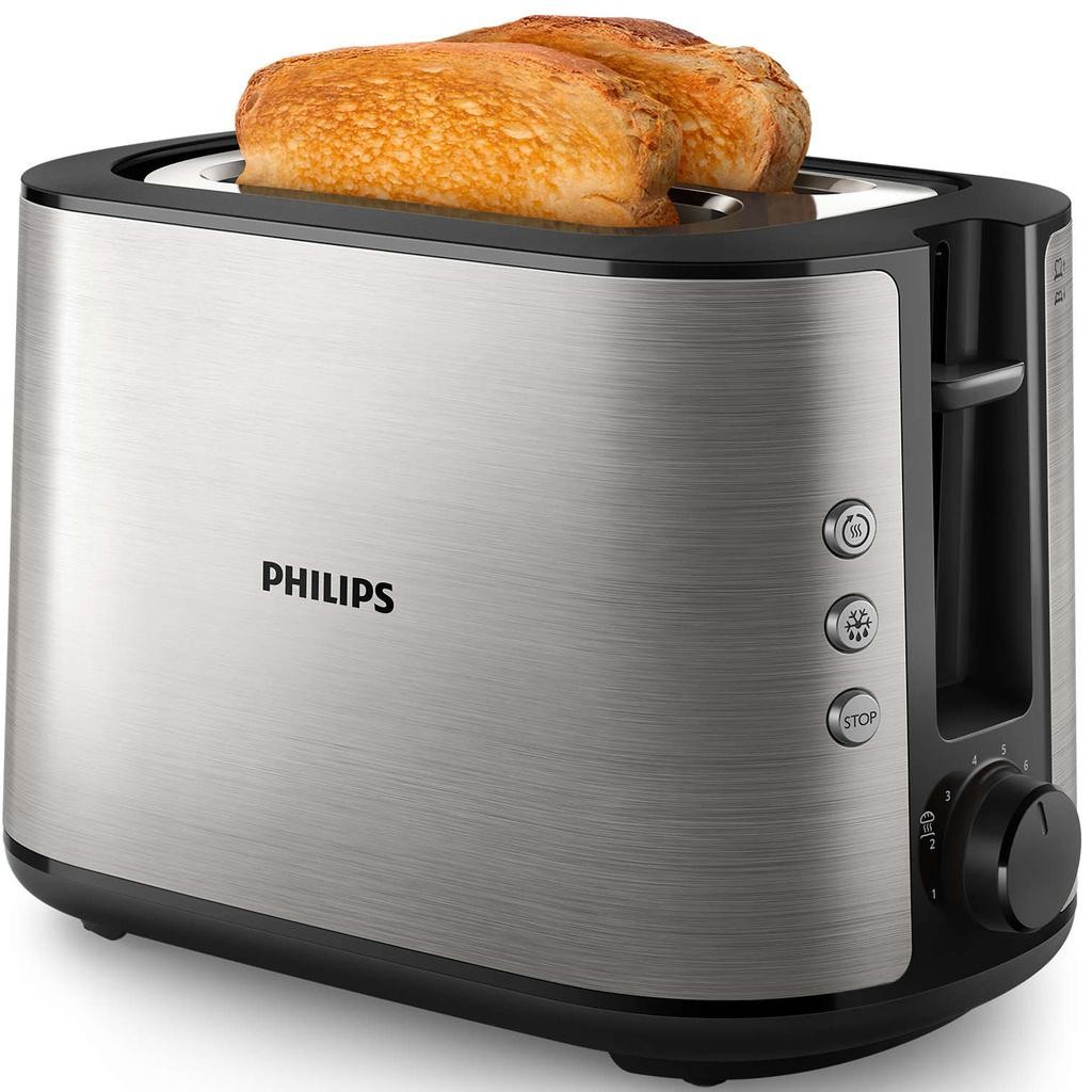 Philips - Brödrost HD2650 Rostfri 2skiv - HD2650/90