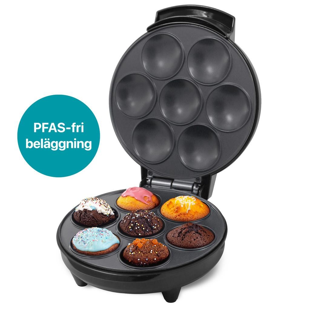 Champion - Muffin Maker Ceramic 7 Muffins 700W MM400 Svart - A12346