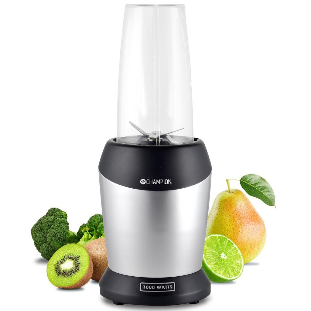 Champion - Nutrition Blender 1000W MB100 Svart/Silver - CHMB100