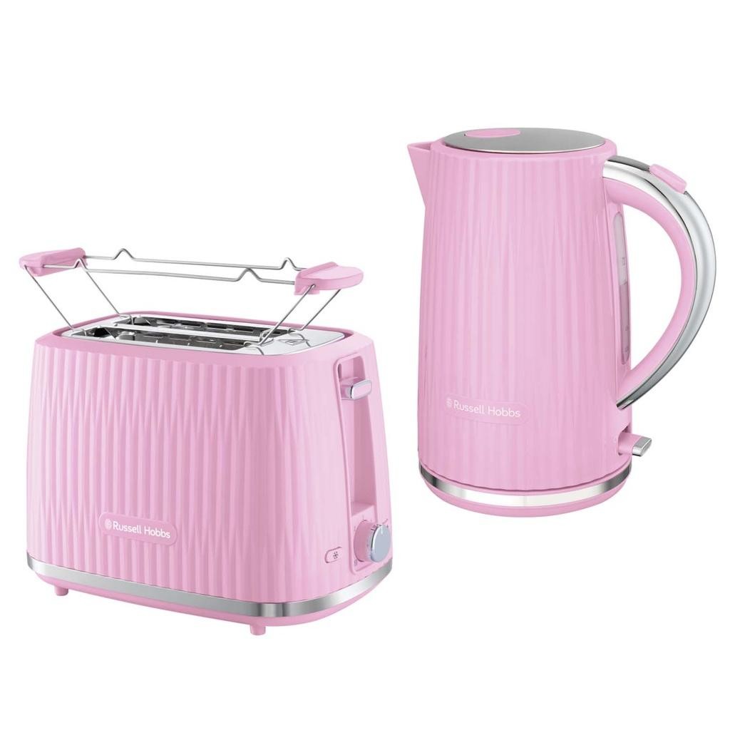 Russell Hobbs - Paket Raspberry Eden Vattenkokare/Brödrost - A15664