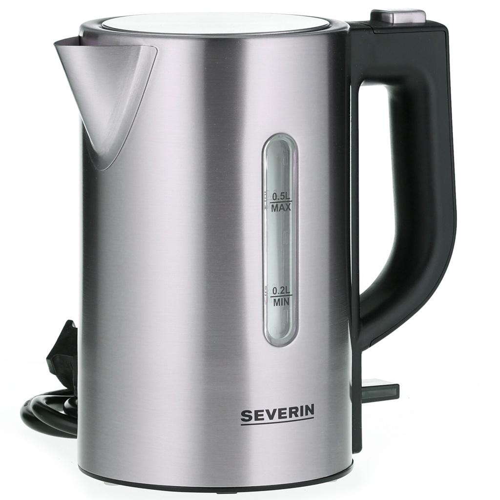 Severin - Resevattenkokare rostfri 0,5l 115/230V inkl muggar WK3647 - A10206