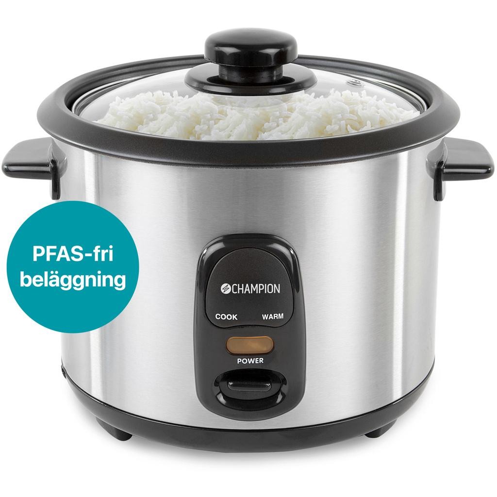 Champion - Riskokare Ceramic 1,5L 500W RK500 Rostfri - A12337
