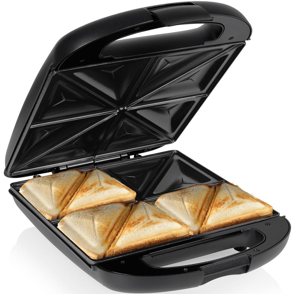 Tristar - Smörgåsgrill SA-3069 XL 4st mackor 1500W 23,5X23,5 - A13624
