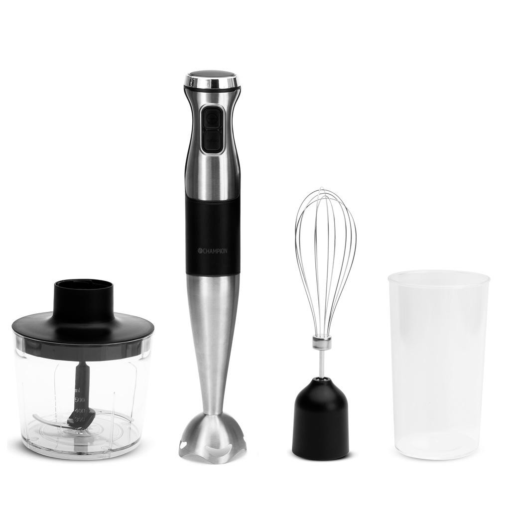 Champion - Stavmixer MultiKit 1000W STM600 Rostfri/Svart - A15032