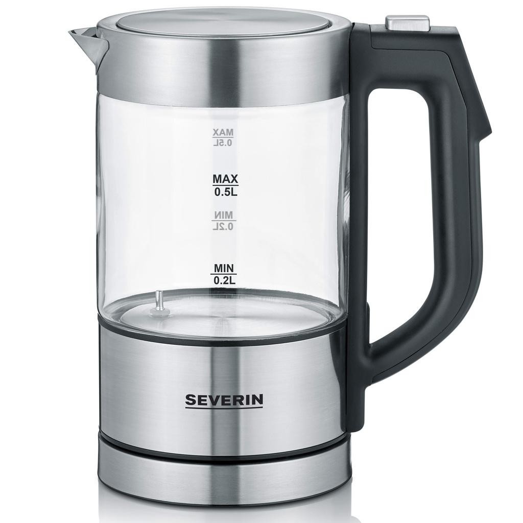 Severin - Vattenkokare 0,5 l. temp. inställ glas WK3458 - 3458000
