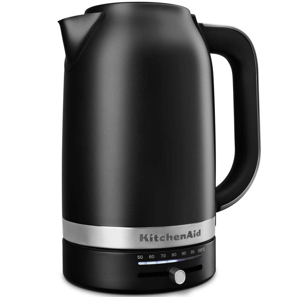 KitchenAid - Vattenkokare 1,7l 5KEK1701EBM Med Temp Kontroll Mattsvart - A13119