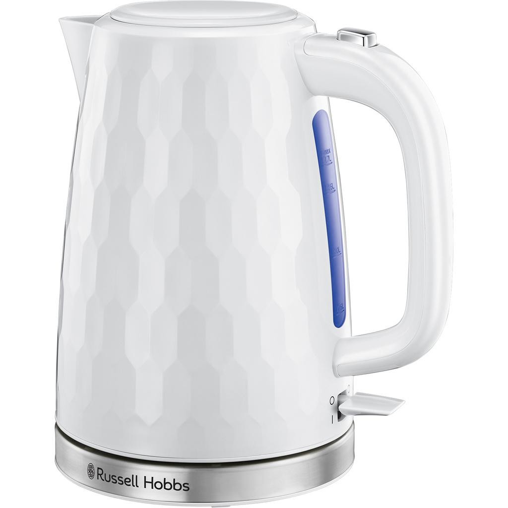 Russell Hobbs - Vattenkokare 2605070 Honeycomb Kettle White - 23863016002