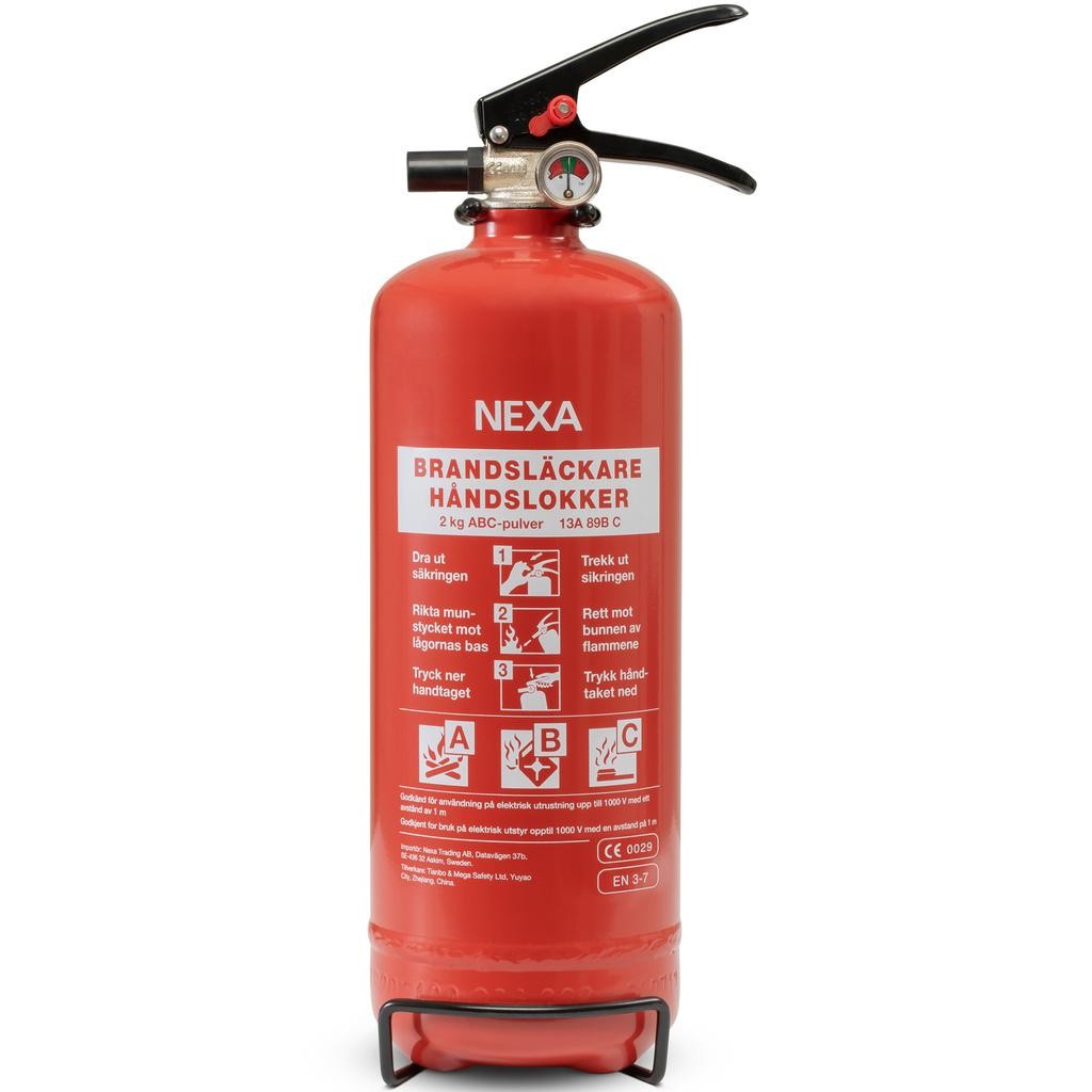 Nexa - Brandsläckare Röd 2kg 13A - 13402