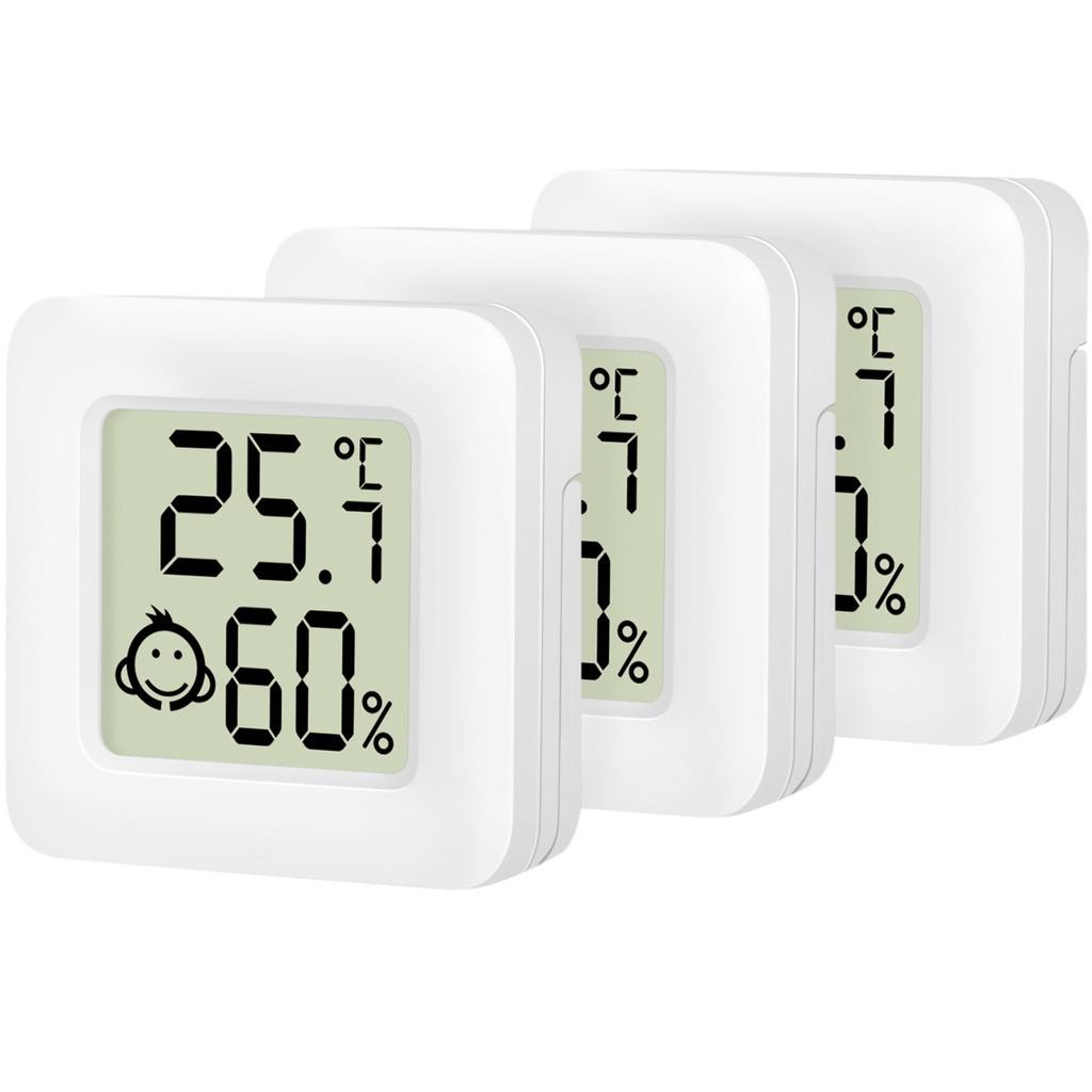 LogiLink - Digital Mini-termometer/hygrometer 3-pack - A11460