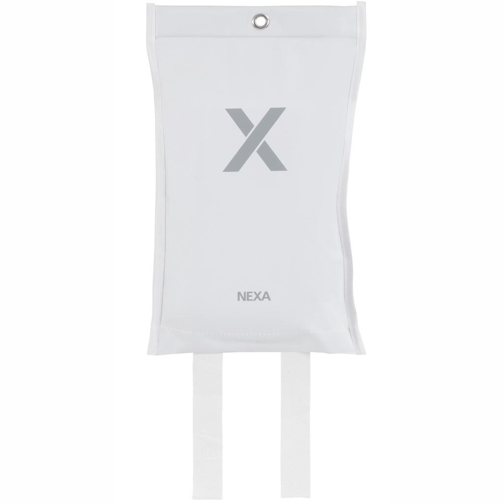 Nexa - FB-120 VMD Brandfilt Silikon Vit 120x120 cm - 13633