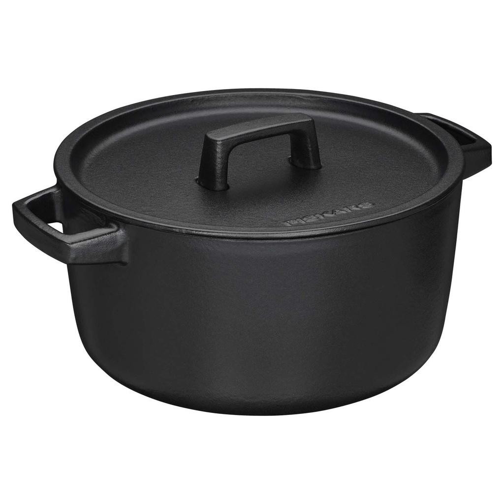 Fiskars - Gryta med lock Folken 4 L emaljerad - A15939