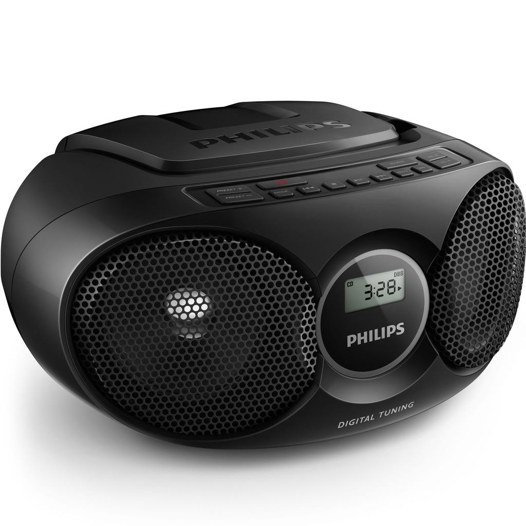 Philips - Boombox CD Radio AZ215B/12 Svart - AZ215B/12