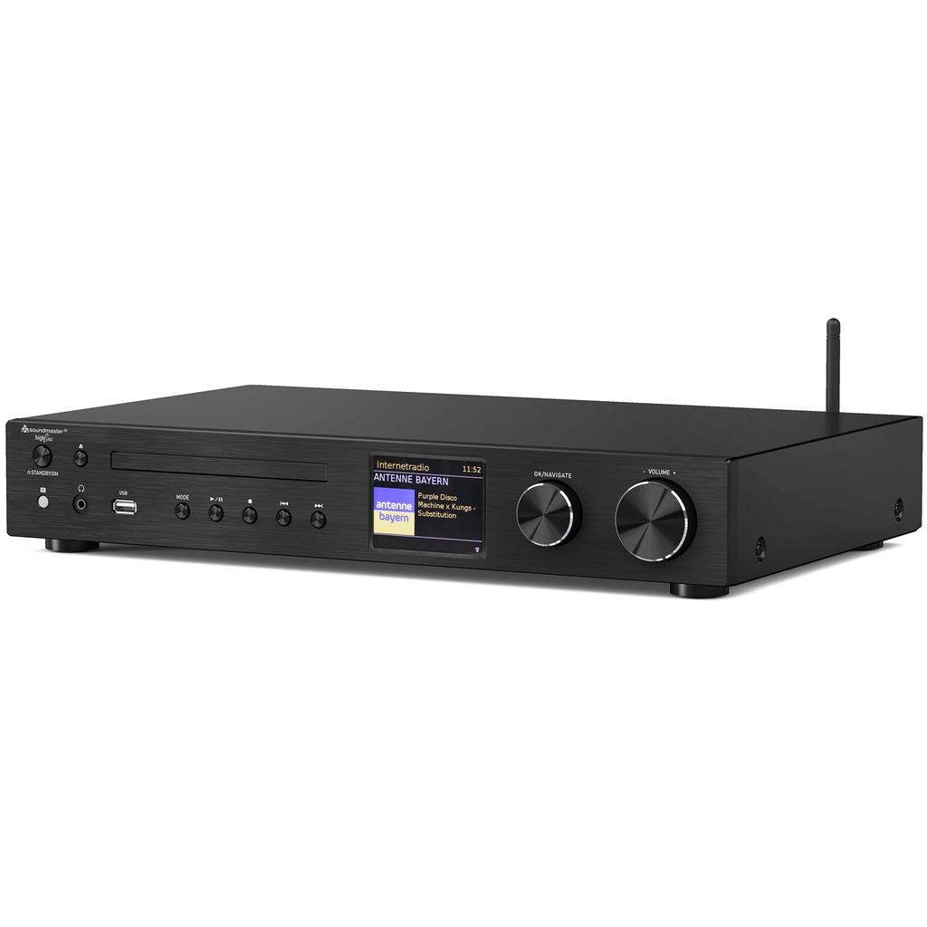Soundmaster - Förstärkare Stereo Radio Internet/DAB+/FM CD Bluetooth App ICD4350SW Svart - A11106