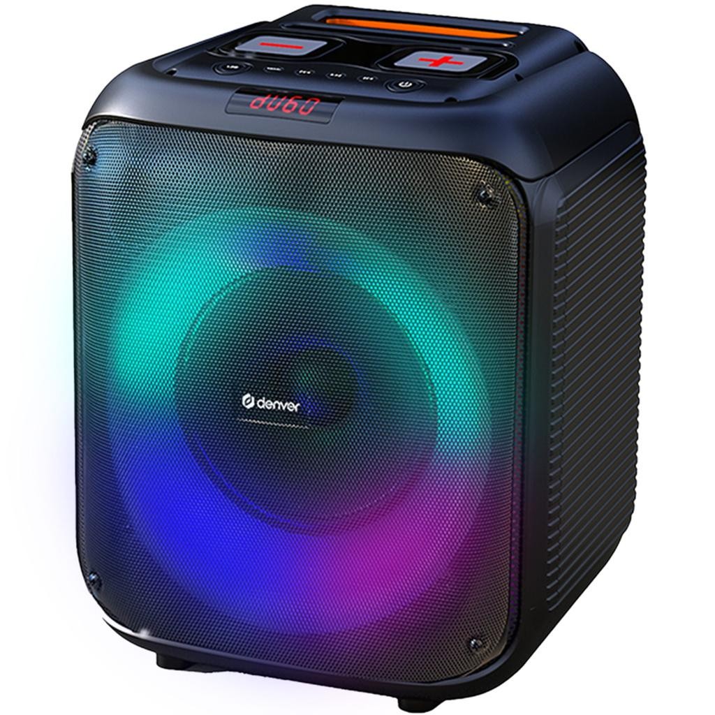 Denver - Högtalare 8" woofer LED-ljus Bluetooth BPS-250 - A10765