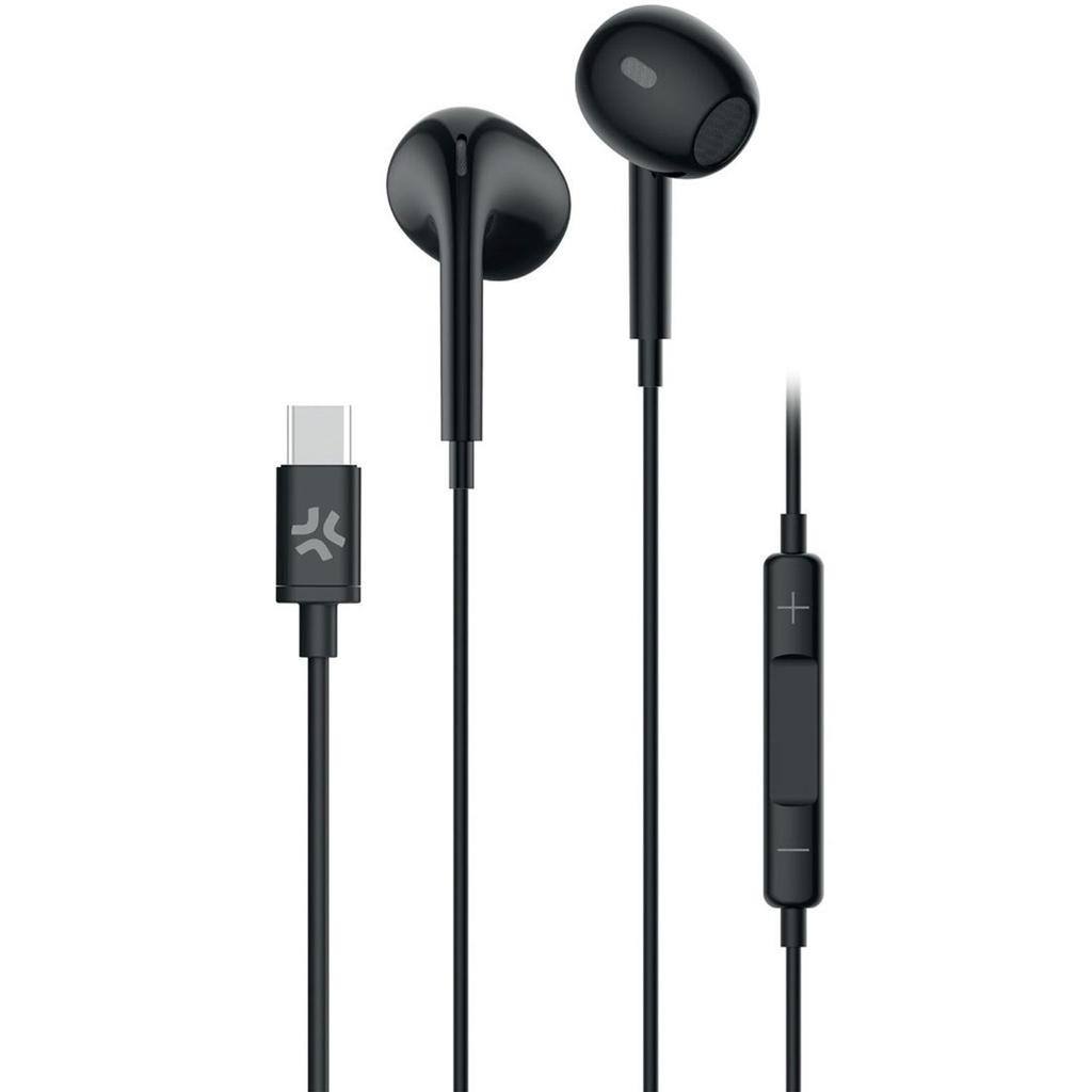 Celly - Hörlurar Earpods Kabel USB-C UP1300 Svart - A12152