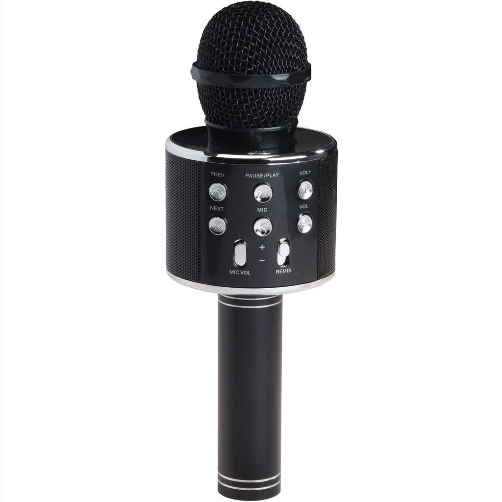 Denver - Karaoke-mikrofon Bluetooth Inbyggd högtalare KMS-20B Svart - A14238