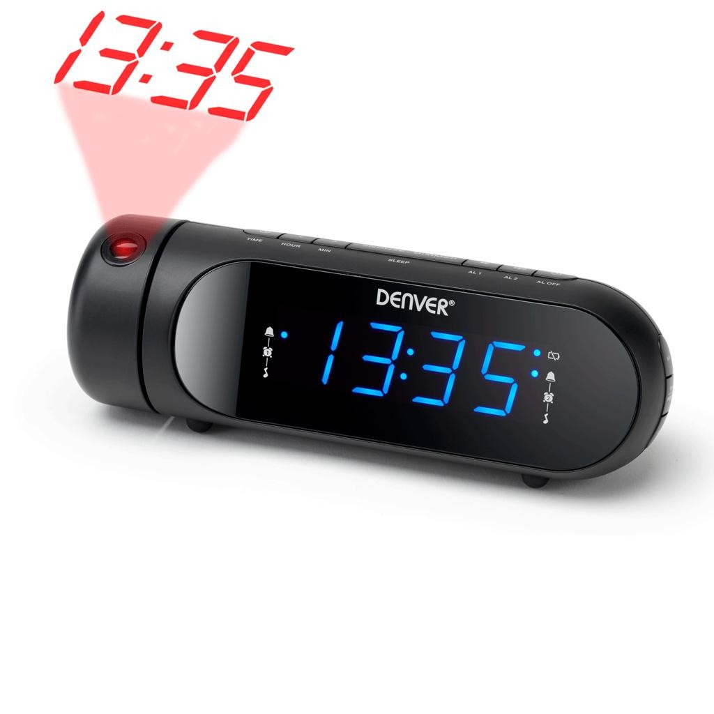 Denver - Klockradio Projektion Dubbla alarm CPR-700 - CPR-700