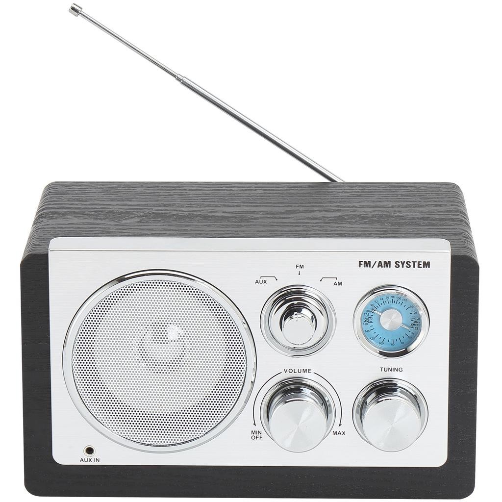 Denver - Radio FM AM AUX Analog inställning TR-63B Svart - A13187