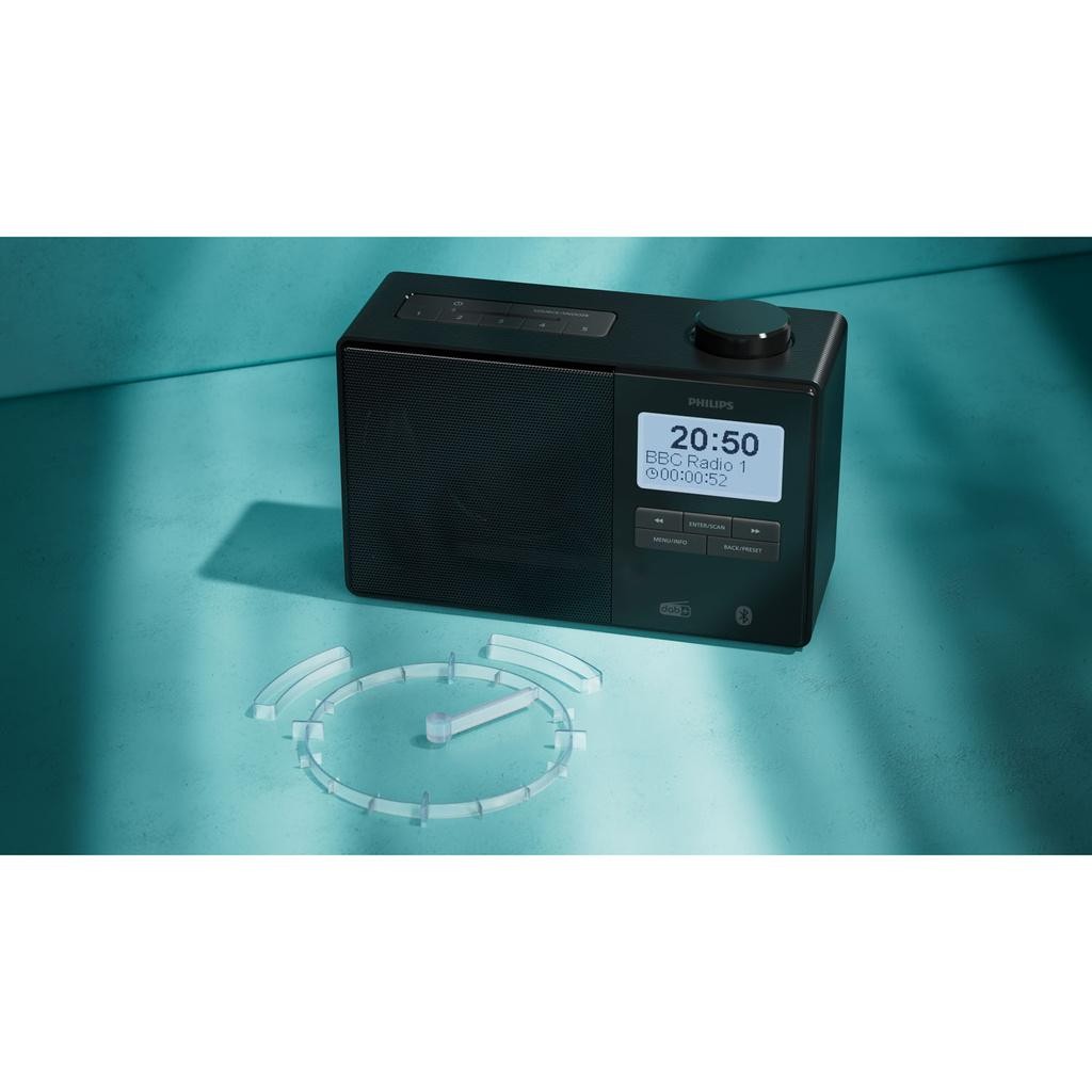 Philips - Radio FM DAB+ Bluetooth TAR5600/10 Svart - A14979