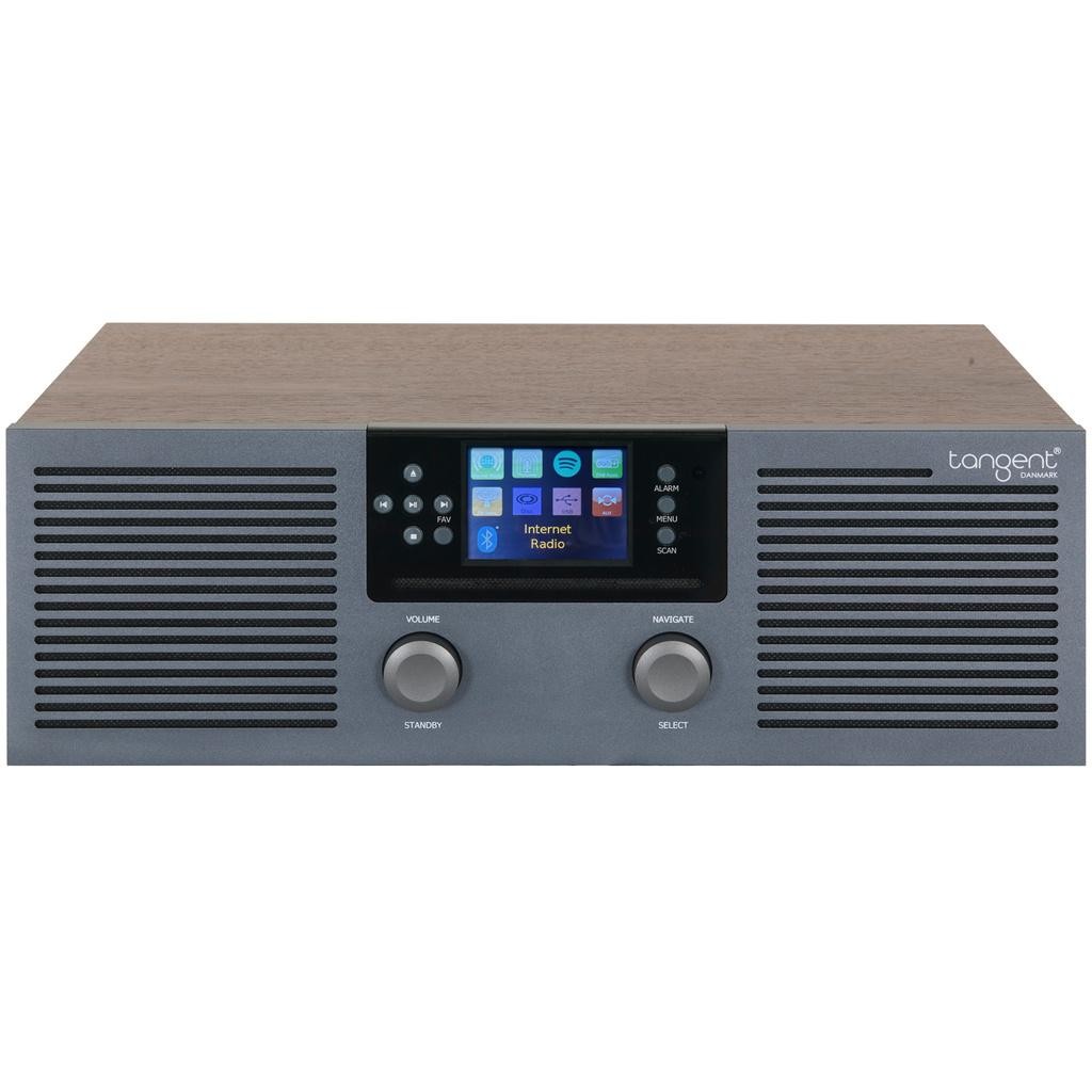 Tangent - Radio FM DAB+ Internet CD Bluetooth Stereo Fem Valnöt - A14312
