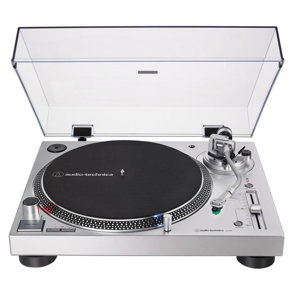 Audio-Technica - Skivspelare Direktdriven Manuell Silver - AT-LP120XUSBSV