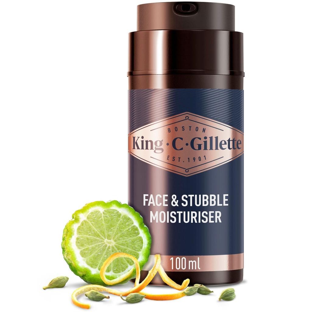 King C. Gillette - Face & Stubble Moisturizer 100ml - A14578