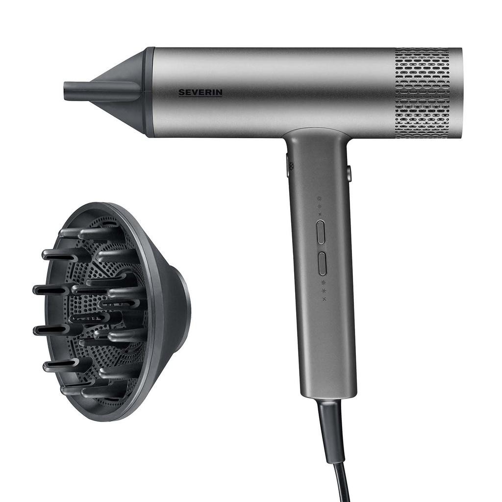 Severin - Hårfön S-STYLE SPEED PRO HT 0169 2000W 3 Effekt/Templägen 2.8m Sladd - A15854