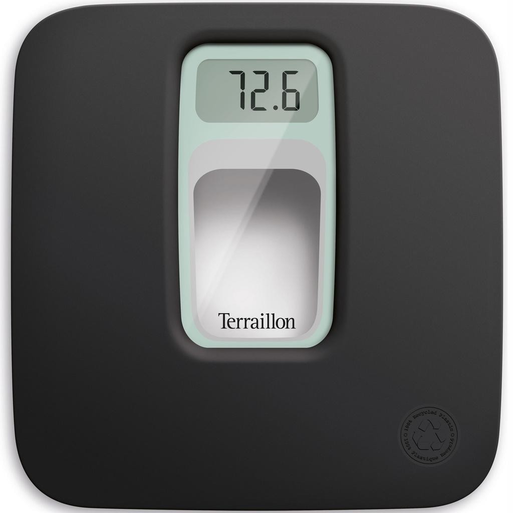 Terraillon - Personvåg Frenchy 100% Re-Cycled & 1% for the Planet 160 kg - A13477