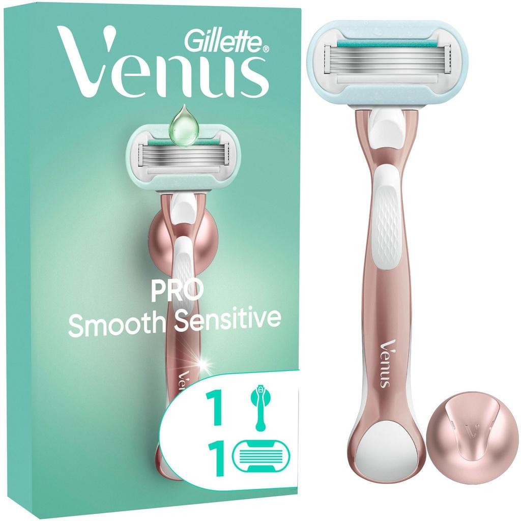 Gillette - Rakhyvel Pro Smooth Sensitive + 1st rakblad - A14586