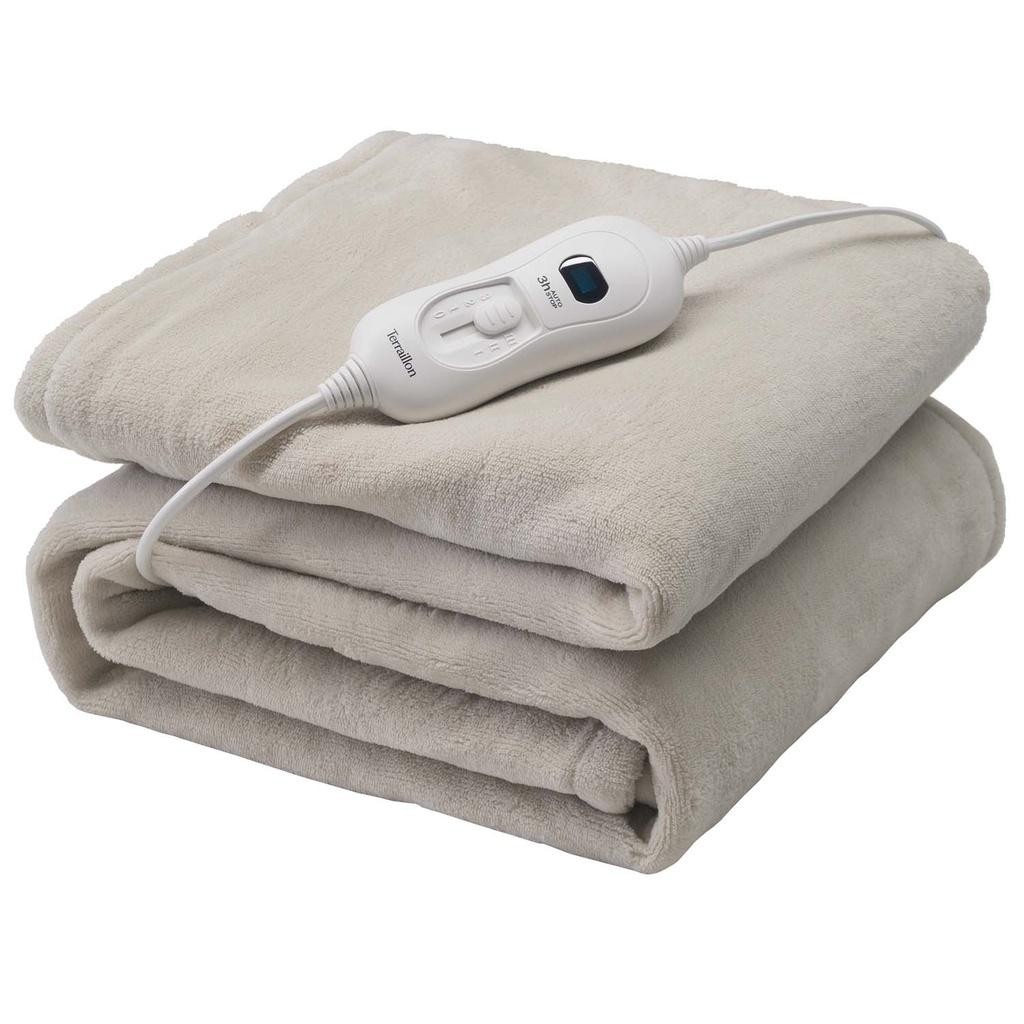 Terraillon - Värmefilt Cozy 160x120cm Light Grey - A15518
