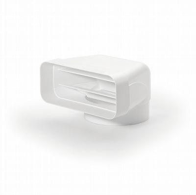 Rund/platt 90º direktböj - 4043002
