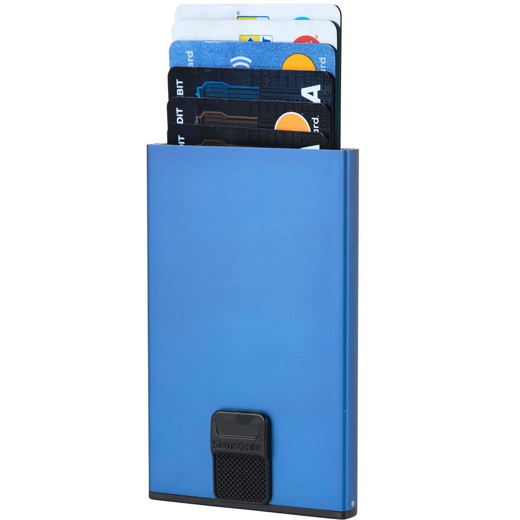 Samsonite - Alu Fit Plånbok med RFID Blå - 133888-1875