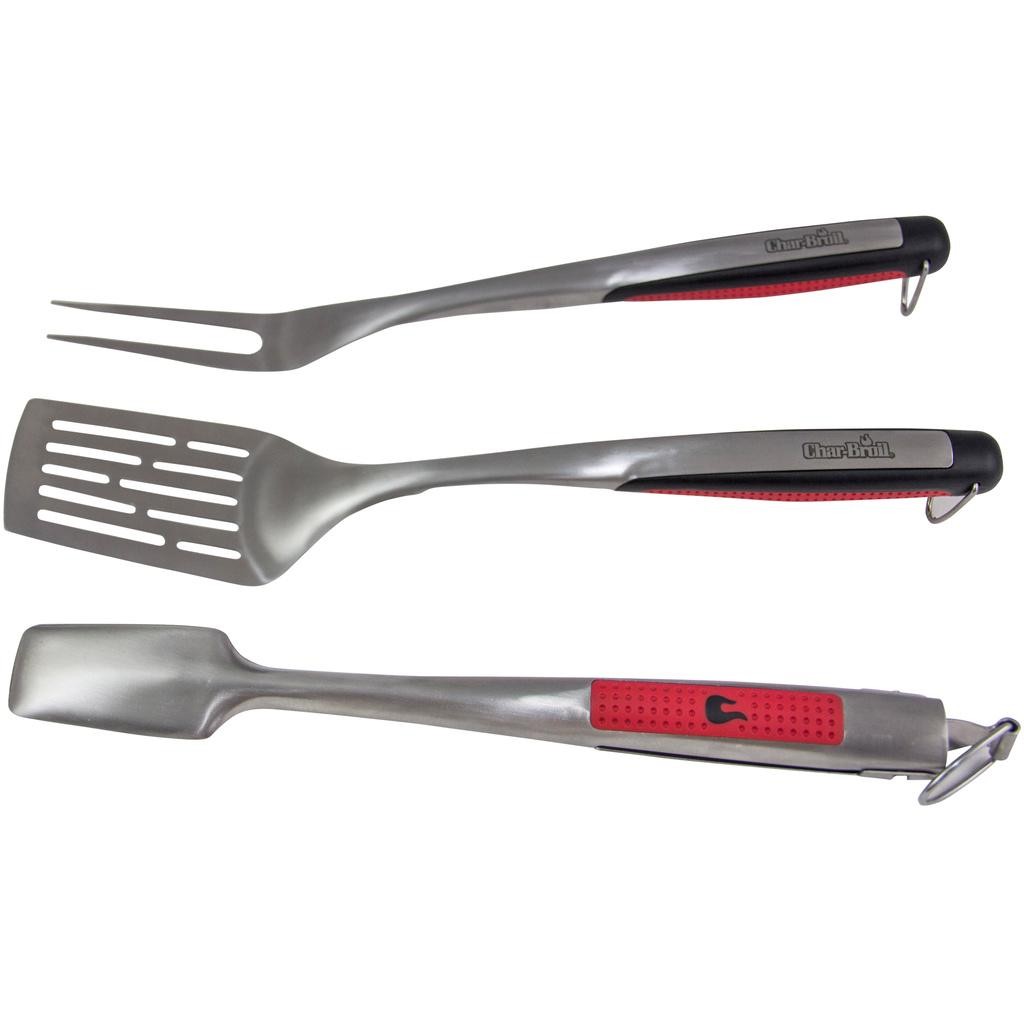 Char-Broil - Comfort Grip redskapset 3 delar - 140767