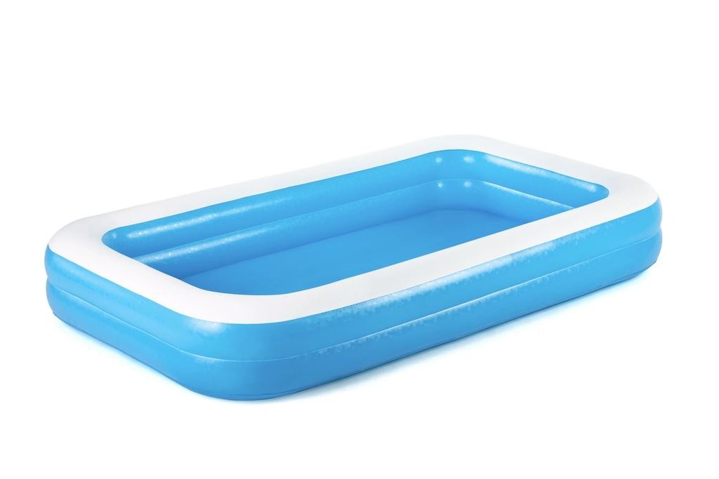 Bestway - Familjepool Blå Rektangulär 305 x 183 x 46cm - A11426