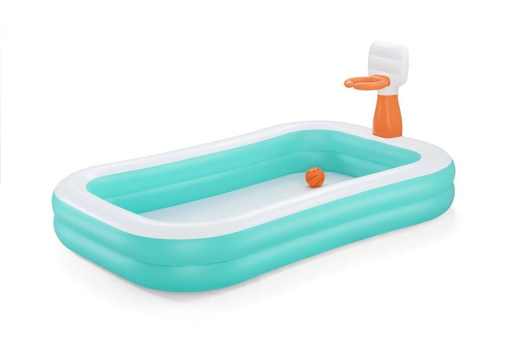 Bestway - Familjepool Dunk n Splash 251 x 168 x 102cm - A11382