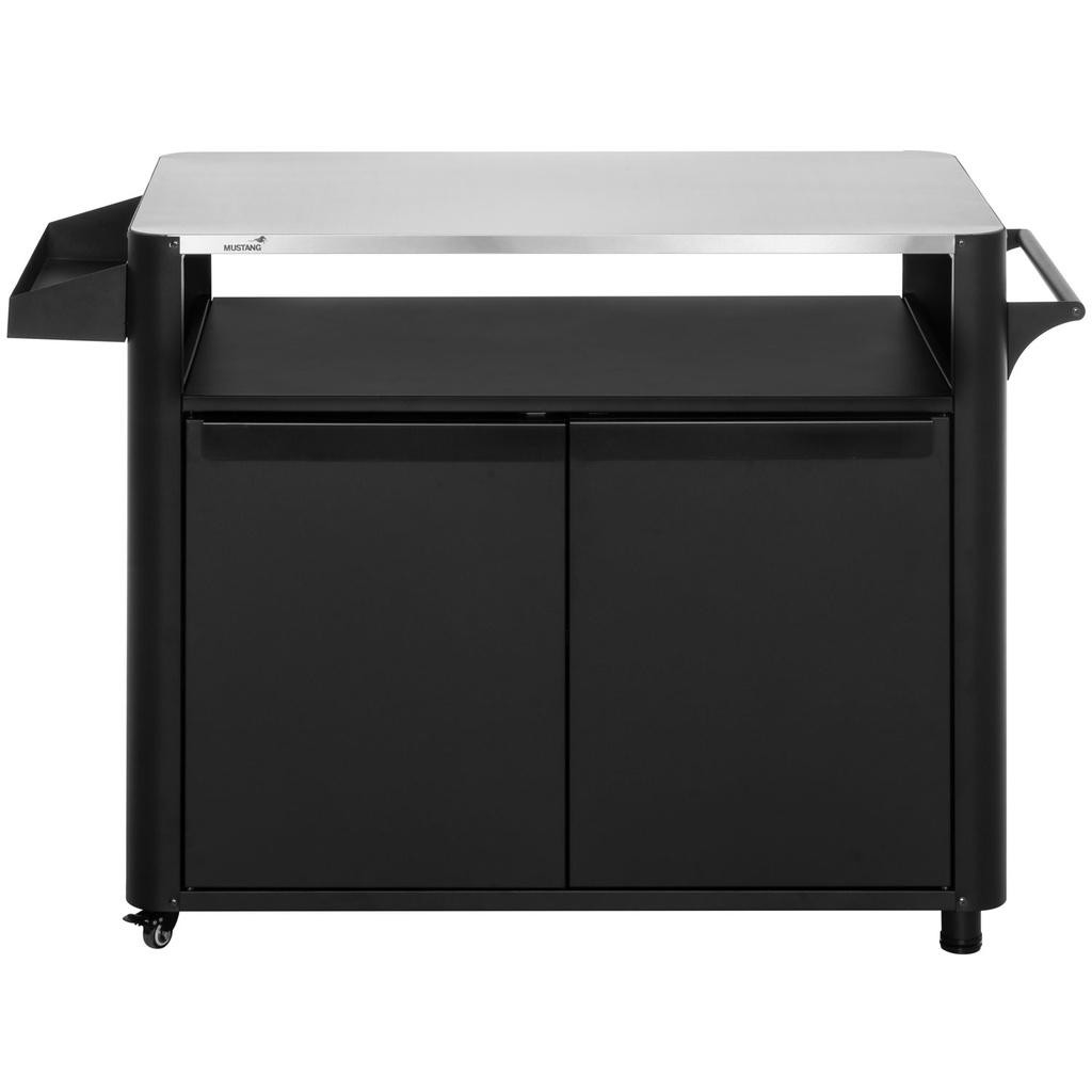 Mustang - Grillbord Svart 135 x 60 x 90 cm - A14233