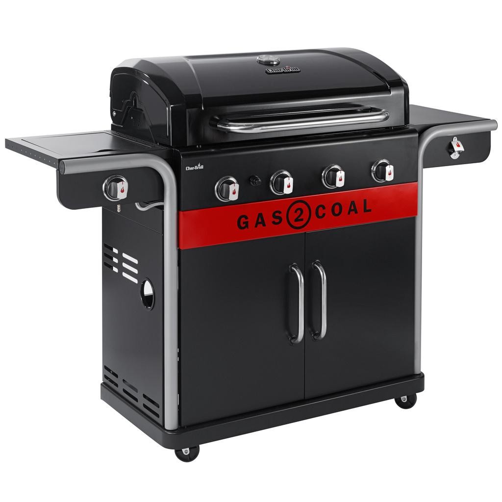 Char-Broil - Hybridgrill Gas2Coal 2.0 4+1 Brännare - 140926