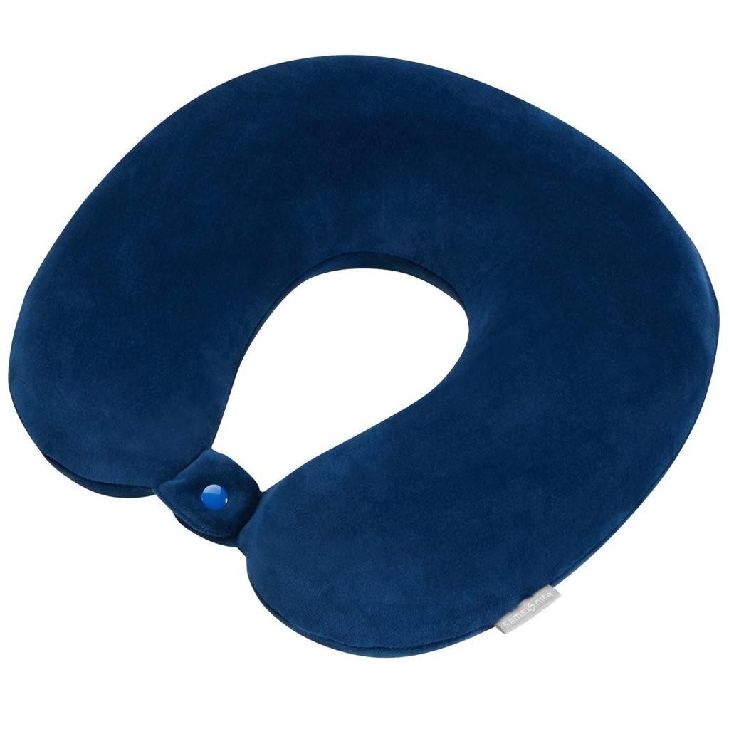 Samsonite - Nackkudde med Minnesskum Midnight Blue - A15763