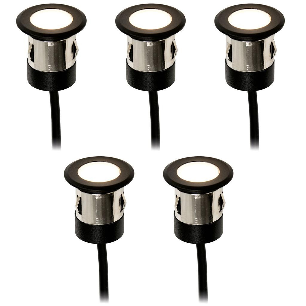 LightsOn - Orion infälld spot 5st Svart - 5098