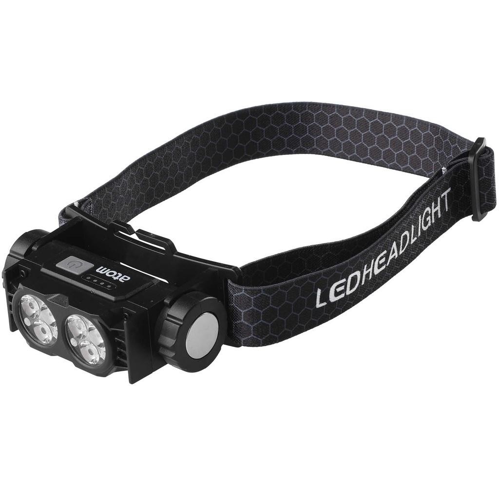 Atom - Pannlampa Star Svart 400 lm - A16261