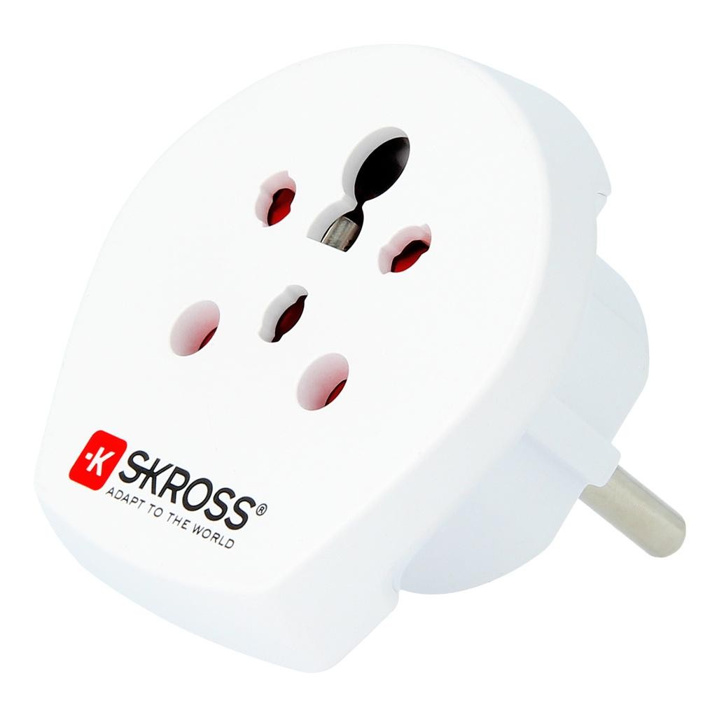 SKROSS - Reseadapter Indien/Israel/Danmark till Europa Jordad - 1.500217-E