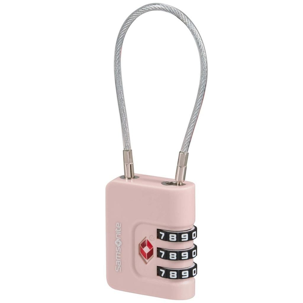 Samsonite - TSA Kabellås 3 Siffror Rosa - A15761