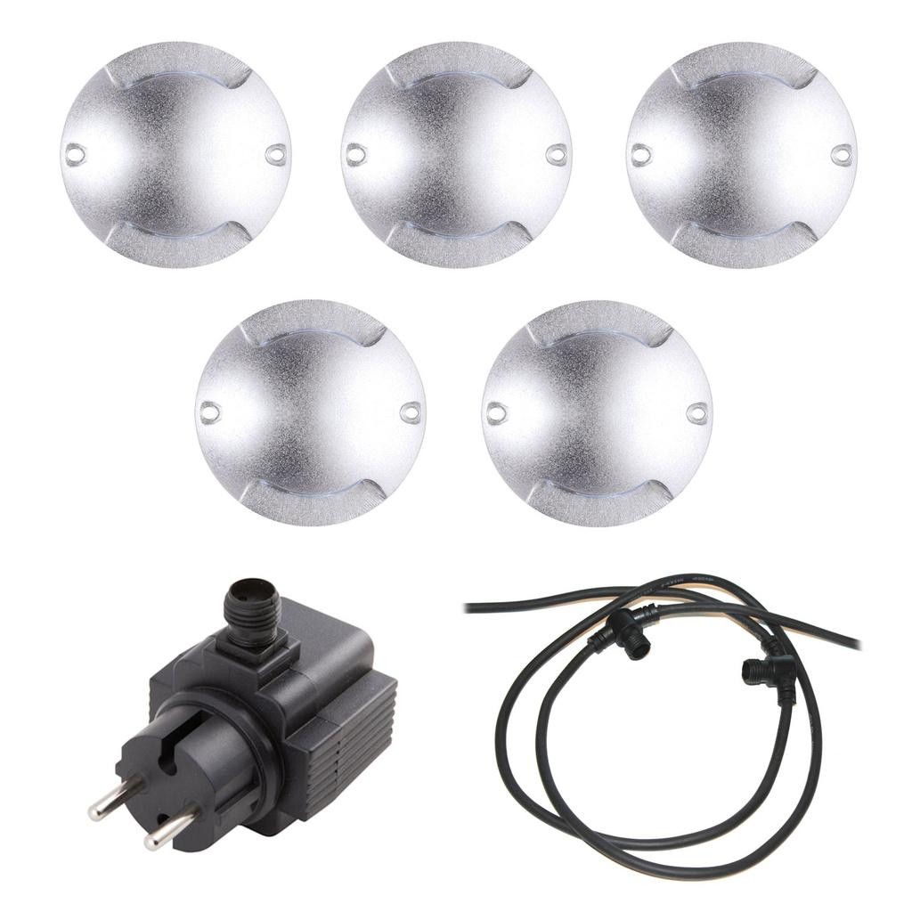 LightsOn - Zenit Duo Vägg-/terrass 5-pack - 5040LI