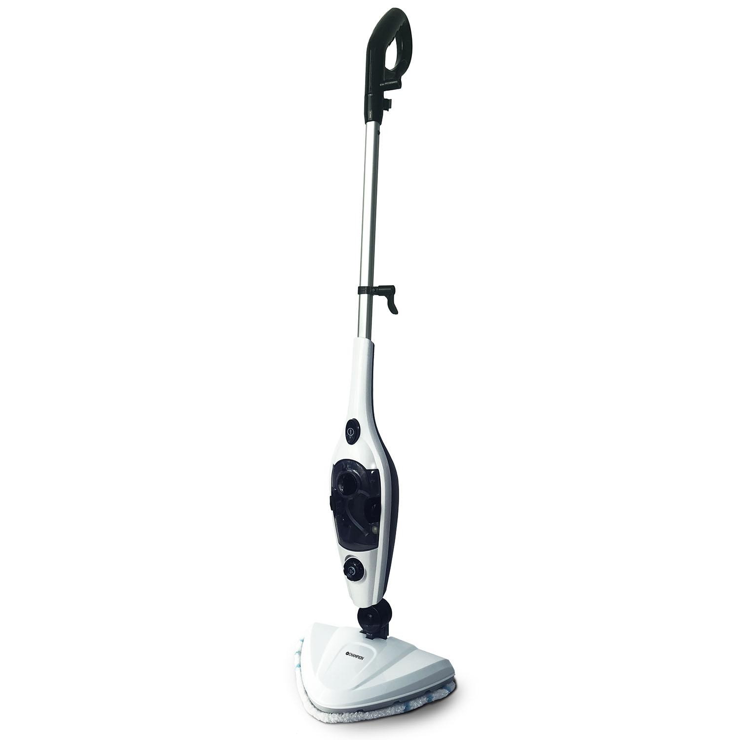 Champion - Ångmopp 10-in-1 1500W SM210 Vit/Svart - CHSM210