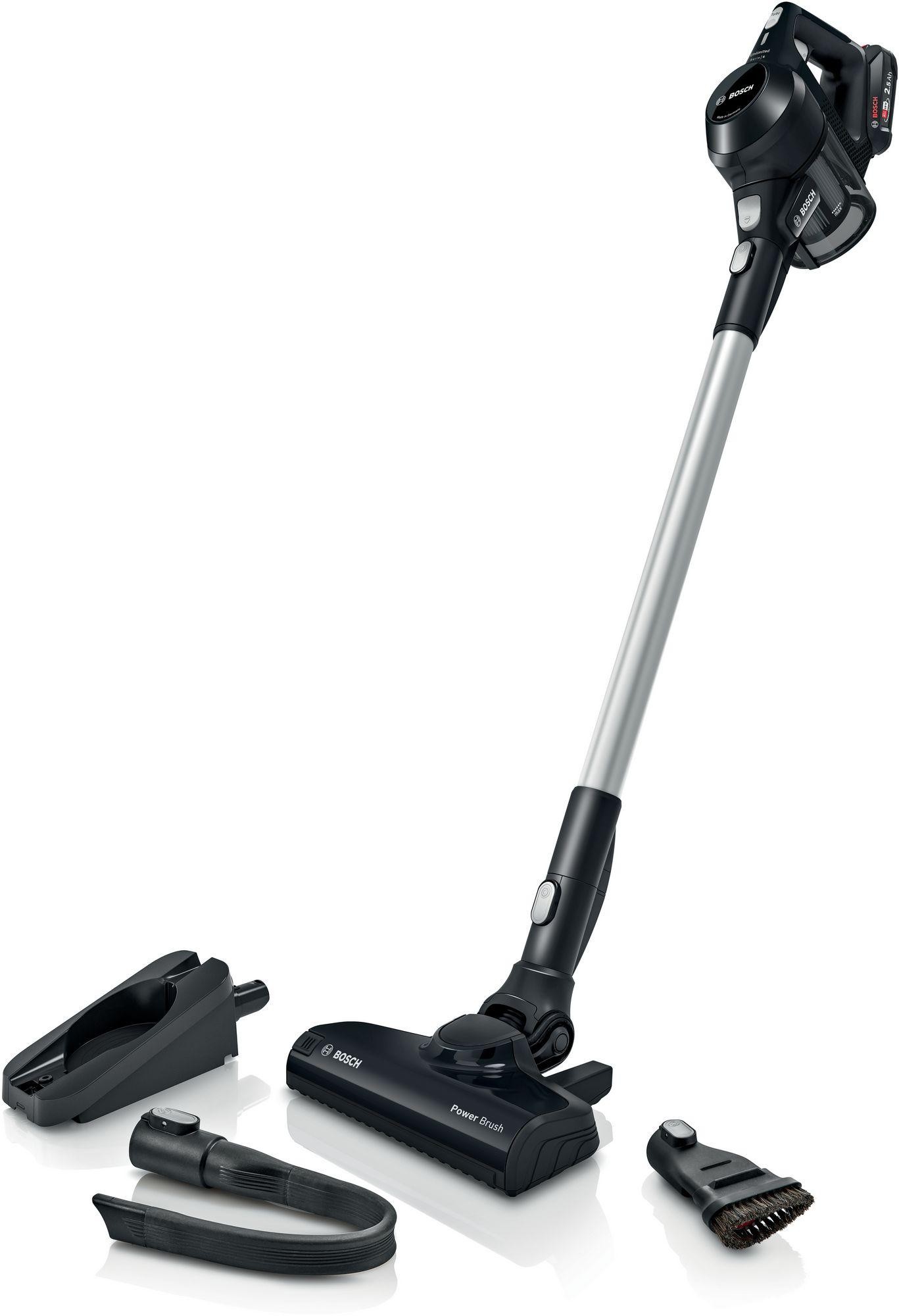 Bosch - BBS611BSC - Sladdlös dammsugare, Unlimited 6, Svart