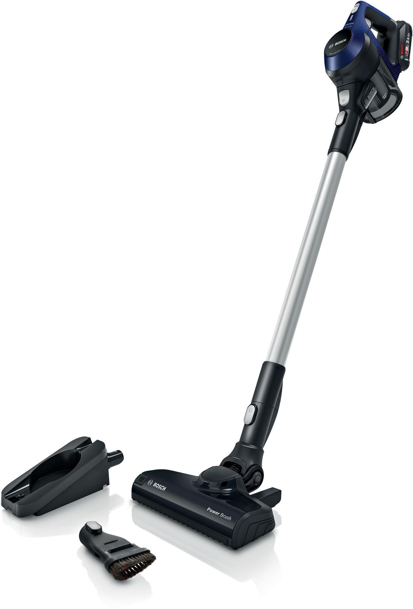 Bosch - BBS611PCK - Sladdlös dammsugare, Unlimited 6, Blå