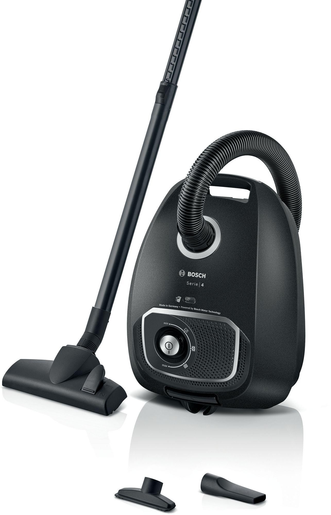 Bosch - BGB41BA1 - Serie 4, Dammsugare med påse, Svart