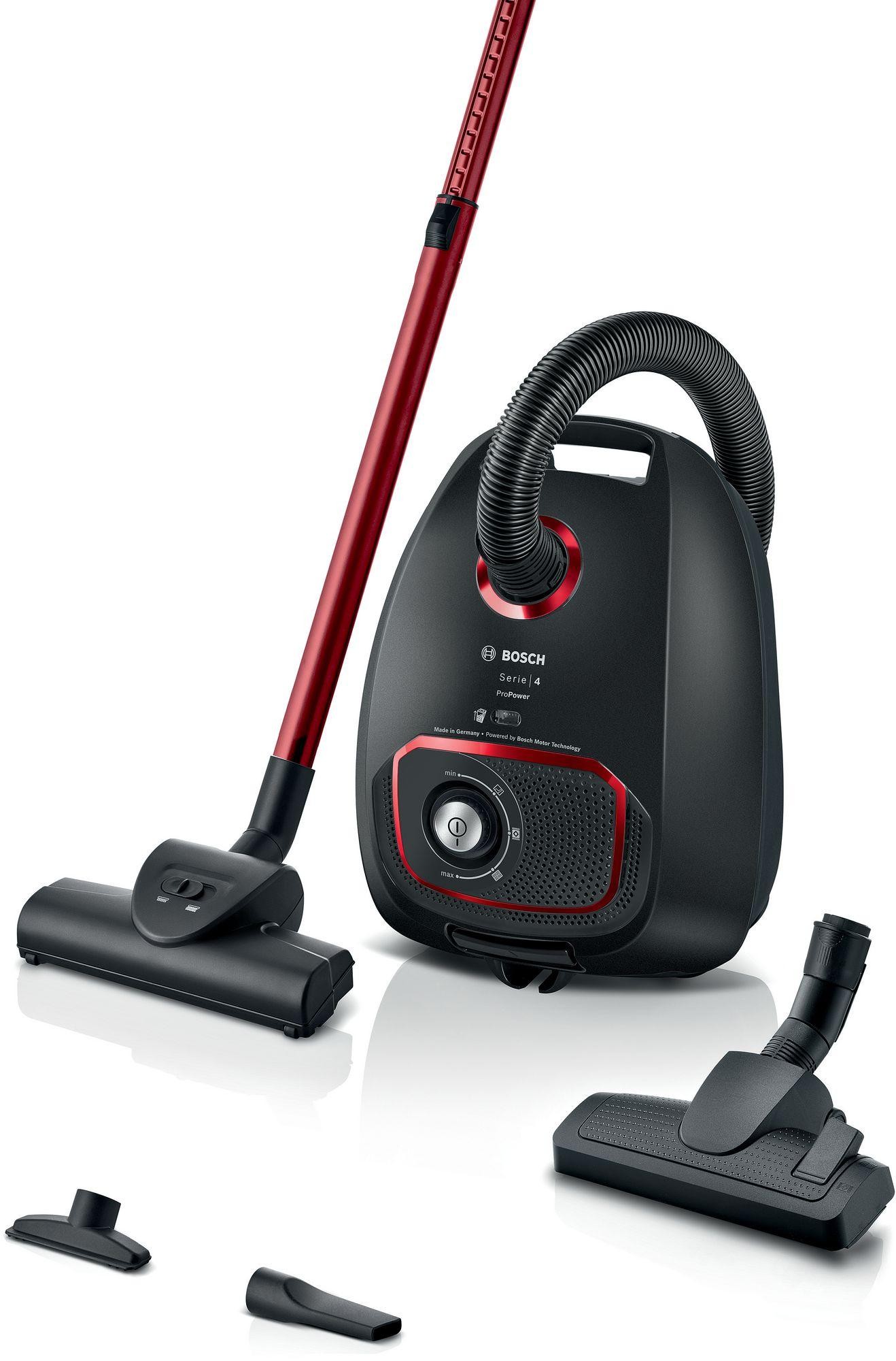 Bosch - BGB41POW1 - Serie 4, Dammsugare med påse, ProPower, Svart