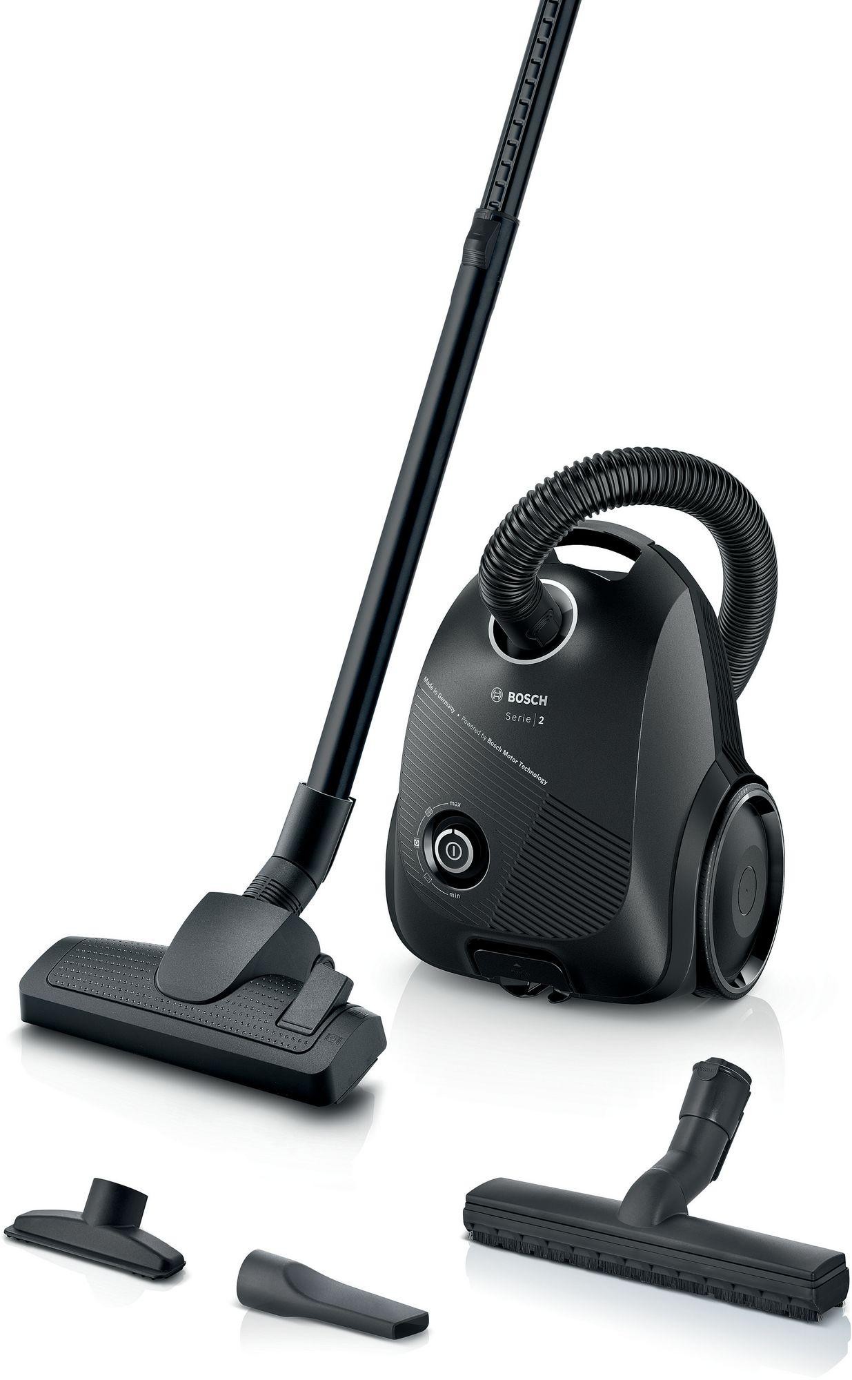 Bosch - BGLS2BA3NE - Serie 2, Dammsugare med påse, Svart