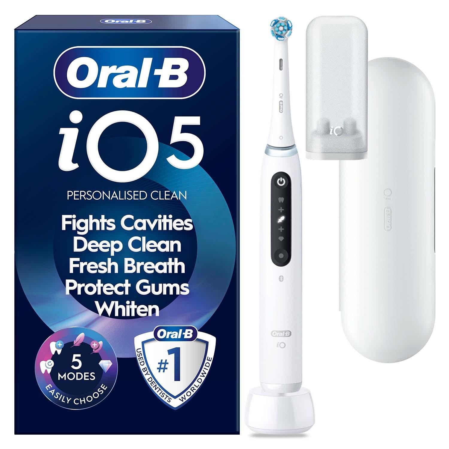Oral B - Eltandborste iO5 Quite White TC - A16298